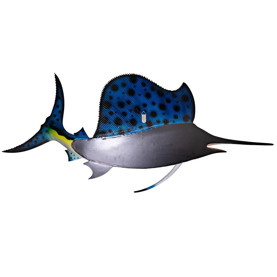 Key West Sailfish Trophy Wall Sculpture