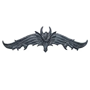 Hardwick Dragon Sculptural Wall Pediment: Each