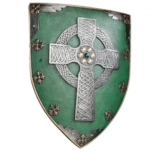 Celtic Warriors Sculptural Wall Shield: Each