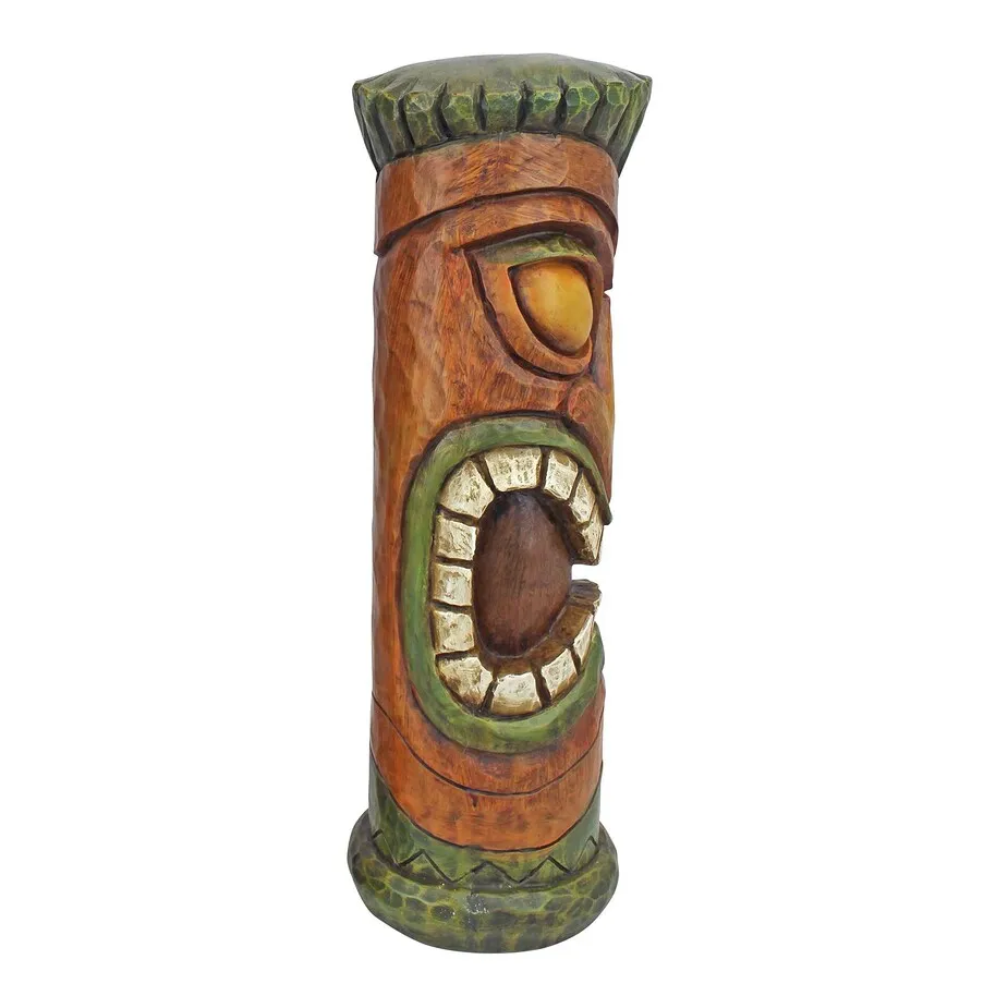 Aloha Hawaii Tiki Sculpture: Moai Haku Hana