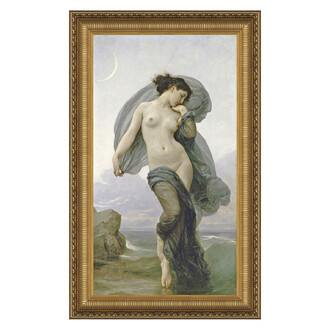 Evening Mood Framed Canvas Replica Painting: Small