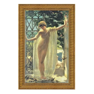 Lesbia Framed Canvas Replica Painting: Medium