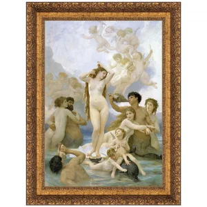 La Naissance de Venus Framed Canvas Replica Painting: Medium