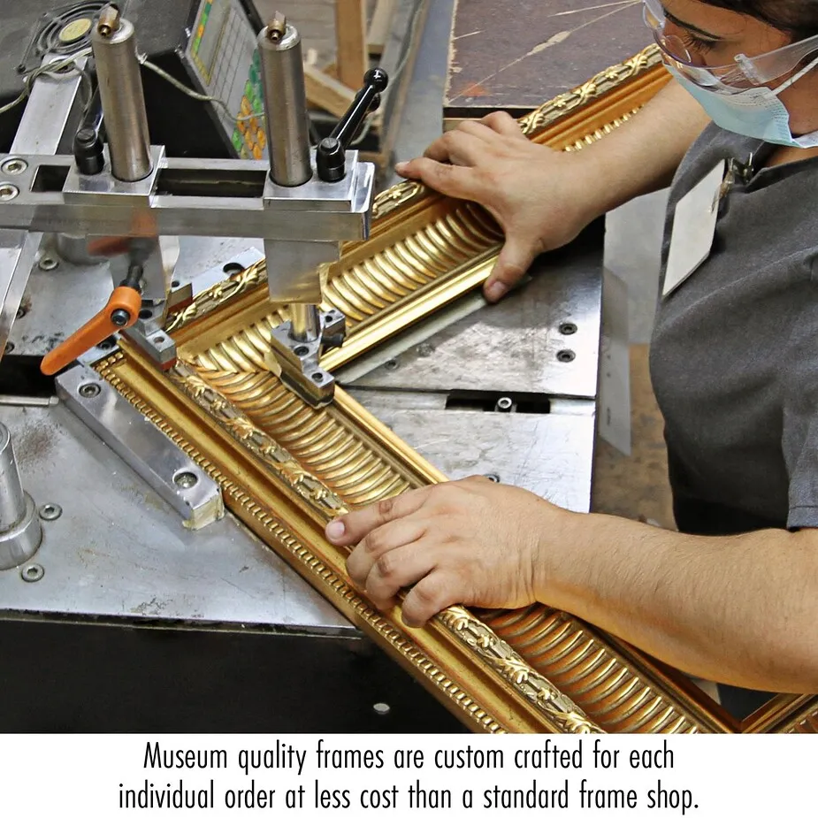 The Jewel Box Framed Canvas Replica Painting: Small