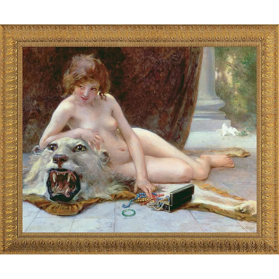 The Jewel Box Framed Canvas Replica Painting: Small