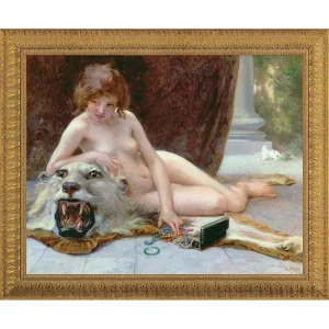 The Jewel Box Framed Canvas Replica Painting: Medium