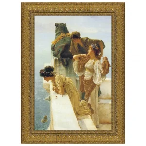 A Coign of Vantage Framed Canvas Replica Painting: Large
