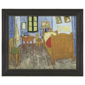 The Bedroom Framed Canvas Replica Painting: Medium