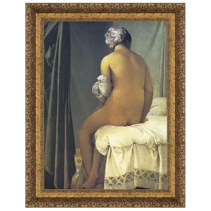 The Valpincon Bather Framed Canvas Replica Painting: Large