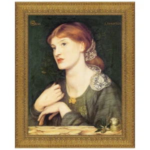 Il Ramoscello Bella e Buona Framed Canvas Replica Painting: Large