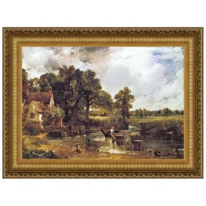 The Hay Wain Framed Canvas Replica Painting: Grande