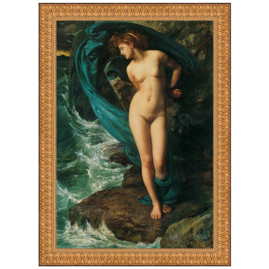 Andromeda Framed Canvas Replica Painting: Small