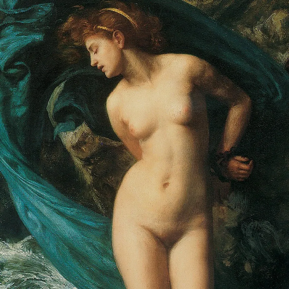 Andromeda Framed Canvas Replica Painting: Large