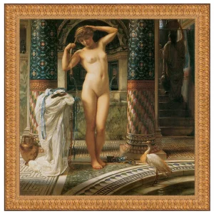 Diadumene Framed Canvas Replica Painting: Small