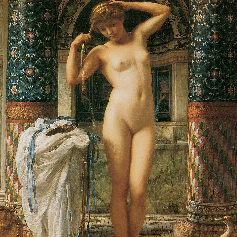 Diadumene Framed Canvas Replica Painting: Grande