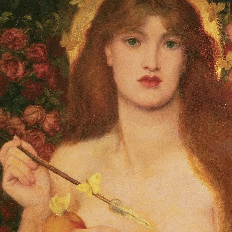 Venus Verticordia Framed Canvas Replica Painting: Grande
