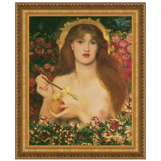 Venus Verticordia Framed Canvas Replica Painting: Grande