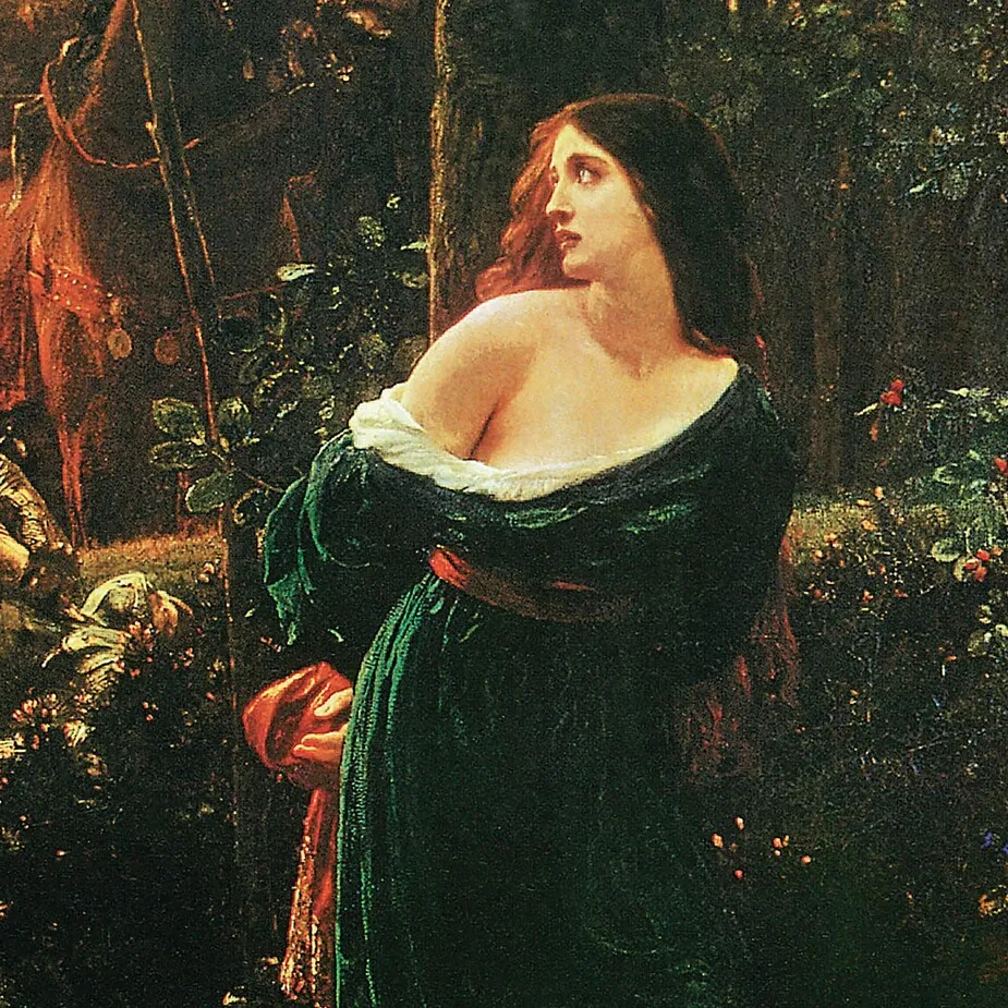 Chivalry Framed Canvas Replica Painting: Grande