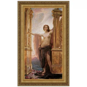 The Gates of Dawn Framed Canvas Replica Painting: Large