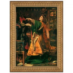 Morgan le Fay Framed Canvas Replica Painting: Large