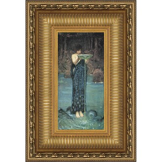 Circe Invidiosa Framed Canvas Replica Painting: Small