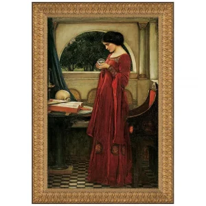 The Crystal Ball Framed Canvas Replica Painting: Medium