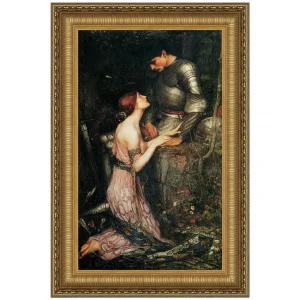 Lamia Framed Canvas Replica Painting: Grande