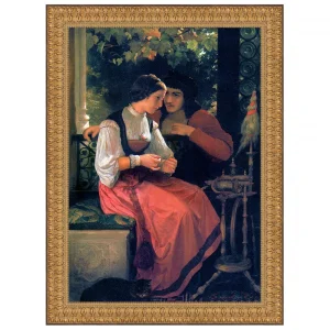 The Proposal Framed Canvas Replica Painting: Medium