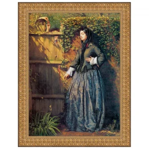 Broken Vows Framed Canvas Replica Painting: Small