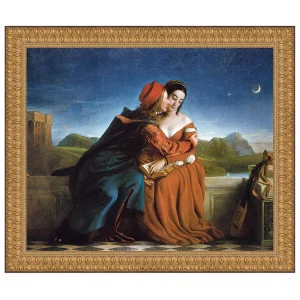 Francesca da Rimini Framed Canvas Replica Painting: Medium