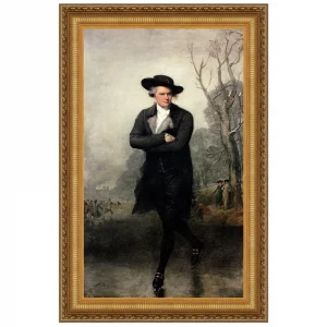 The Skater Framed Canvas Replica Painting: Medium