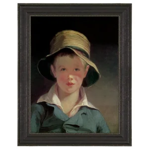 The Torn Hat Framed Canvas Replica Painting: Small