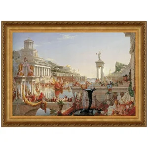 Consummation of Empire Framed Canvas Replica Painting: Large