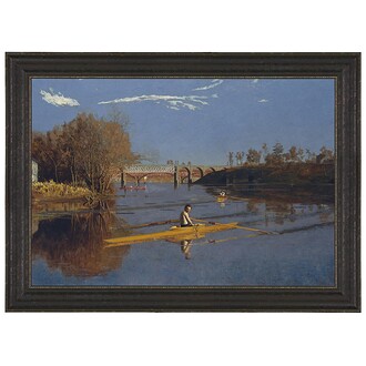 Champion Single Sculls Framed Canvas Replica Painting: Grande