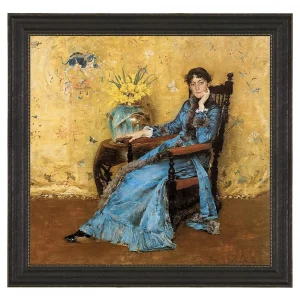 Dora Wheeler Framed Canvas Replica Painting: Medium