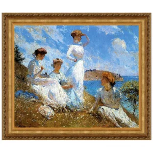 Summer Framed Canvas Replica Painting: Large
