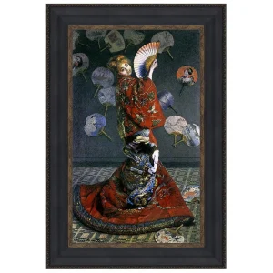 La Japonaise Framed Canvas Replica Painting: Small