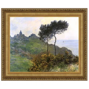 Church at Varengaville Framed Canvas Replica Painting: Medium