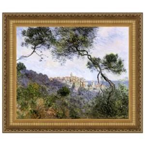 Bordighera Italy Framed Canvas Replica Painting: Grande