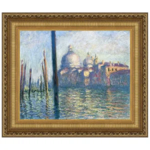 The Grand Canal, Venice Framed Canvas Replica Painting: Medium