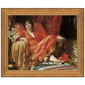 Leila (Passion) Framed Canvas Replica Painting: Grande