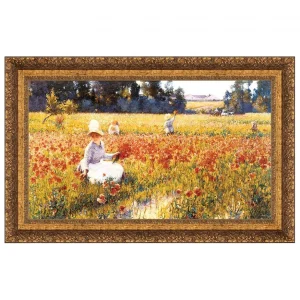 In Flanders Field Framed Canvas Replica Painting: Medium