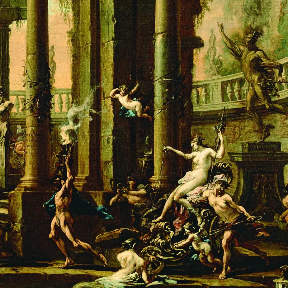 The Triumph of Venus Framed Canvas Replica Painting: Medium