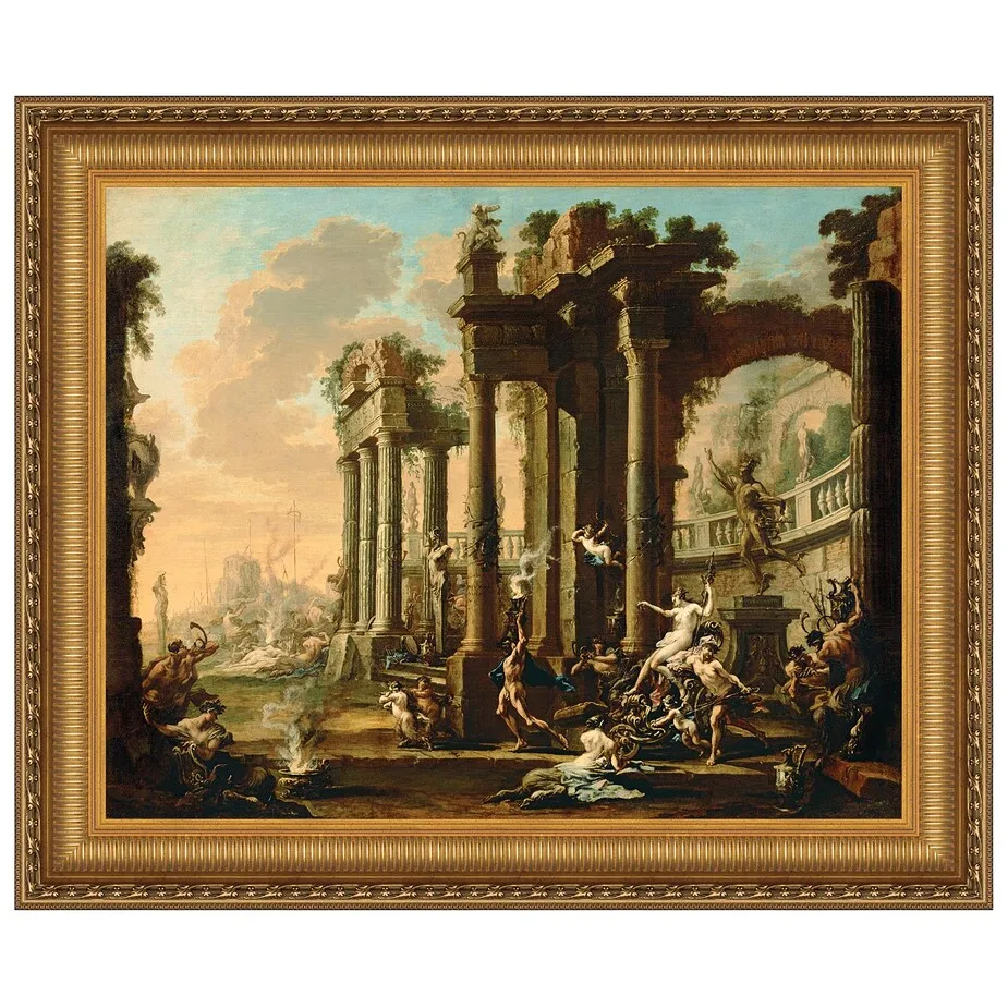 The Triumph of Venus Framed Canvas Replica Painting: Medium