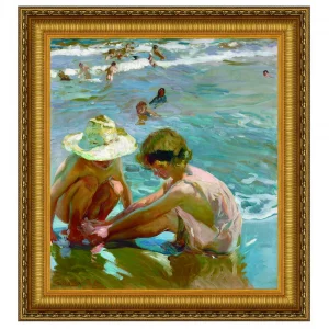 The Wounded Foot Framed Canvas Replica Painting: Medium