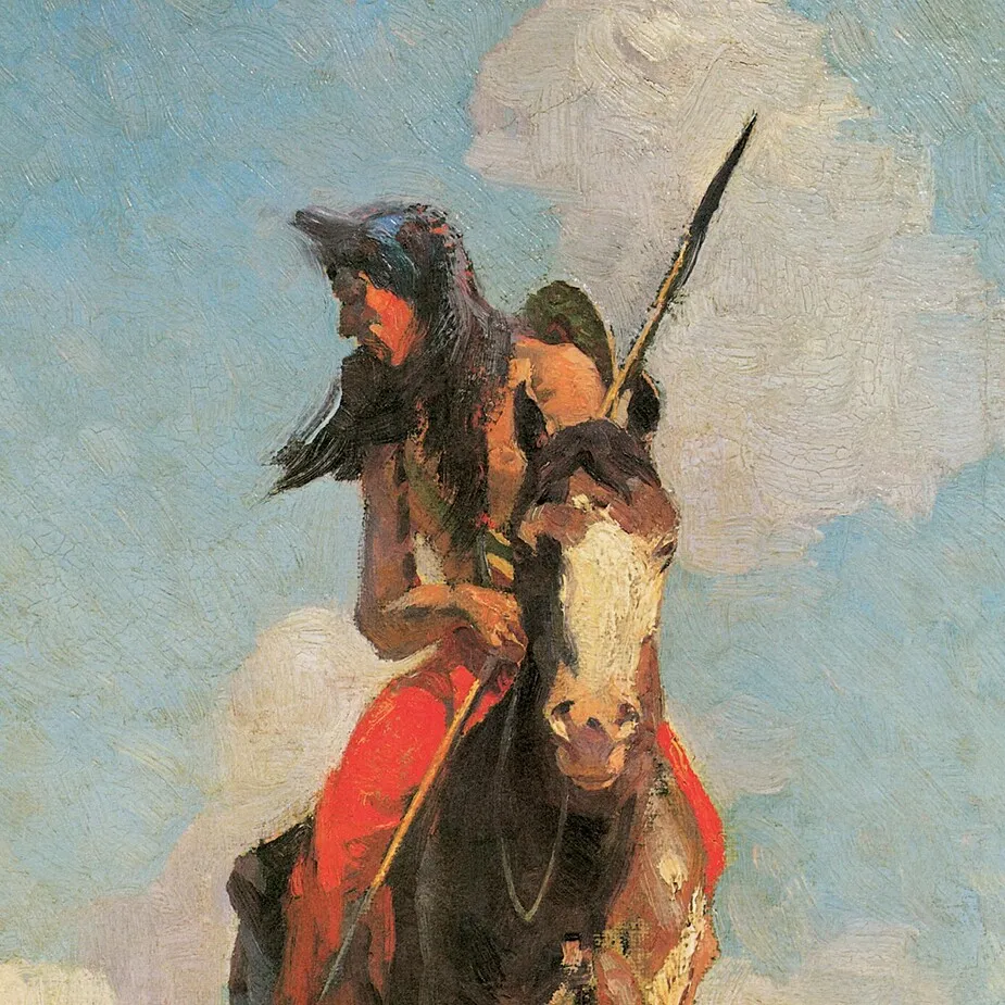 Crow Outlier Framed Canvas Replica Painting: Grande
