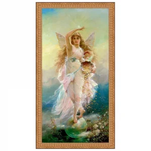 Fortuna Framed Canvas Replica Painting: Small
