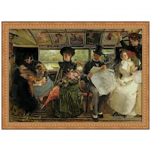 The Bayswater Omnibus Framed Canvas Replica Painting: Small