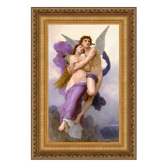 Le Ravissement d Psyche Framed Canvas Replica Painting: Small