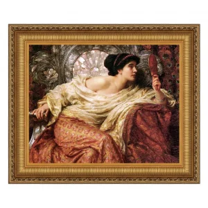 The Mirror Framed Canvas Replica Painting: Small